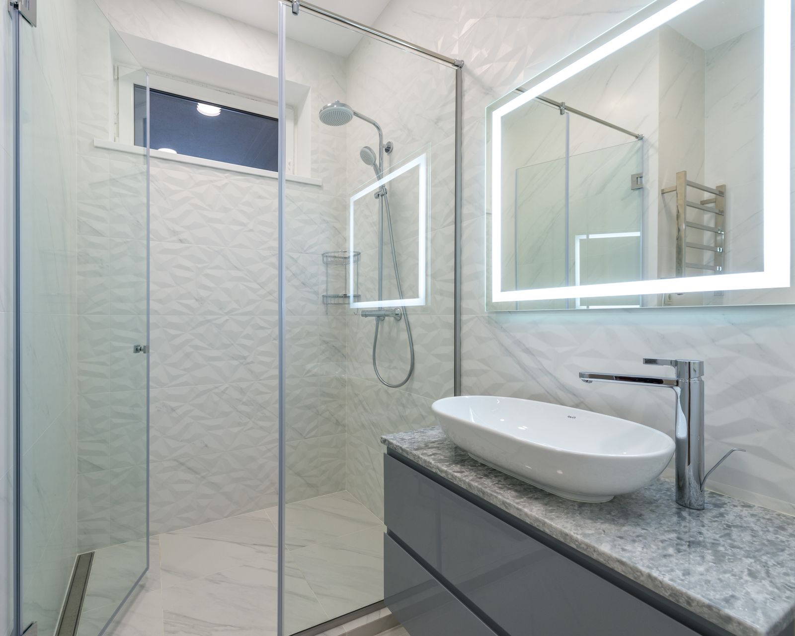 Walk-in showers and wet rooms