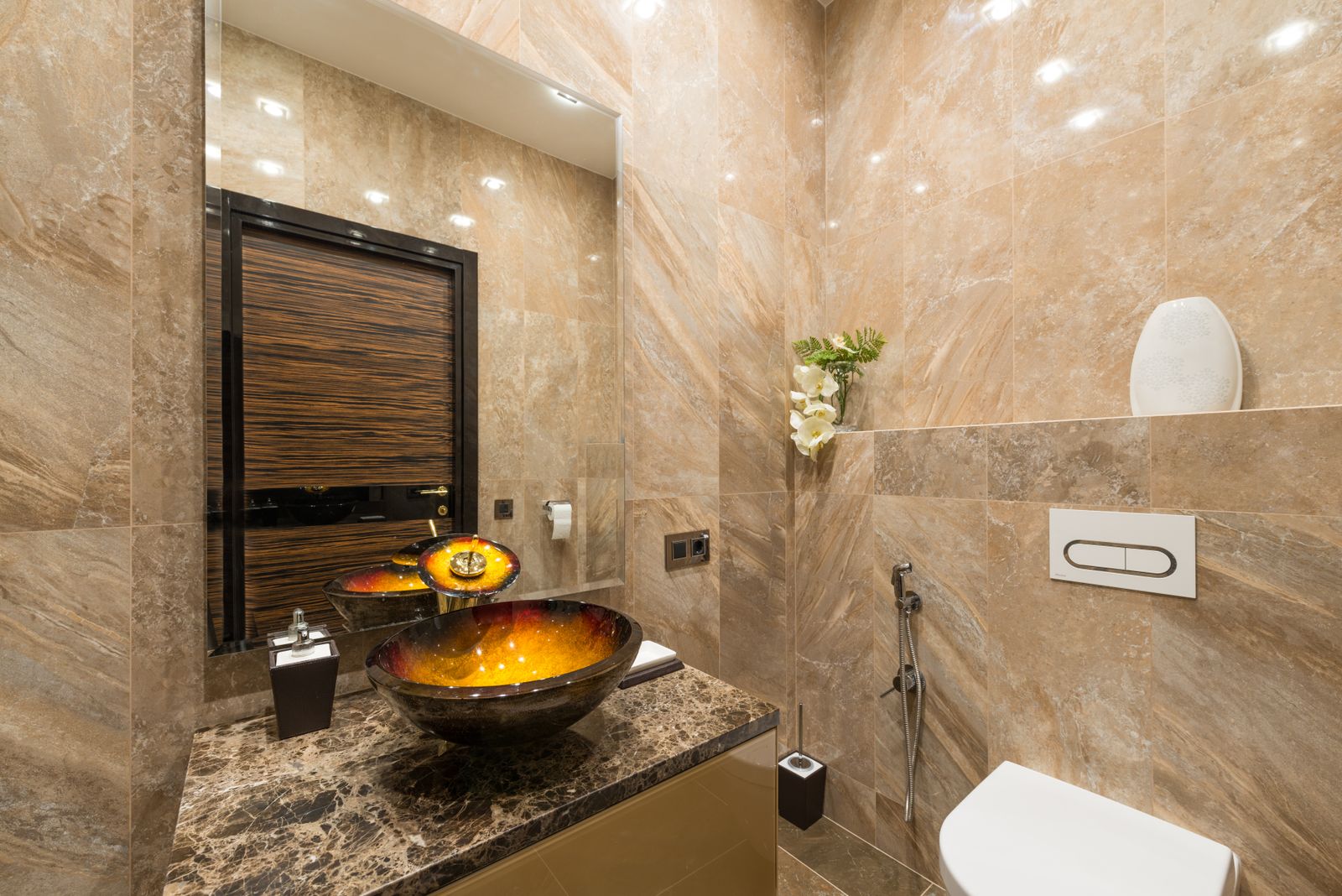 Tile, stone and heated floors detail